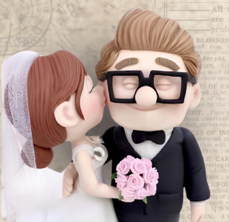 Muñequitos de pastel de boda